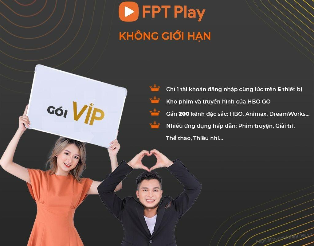 gói vip trên fpt play