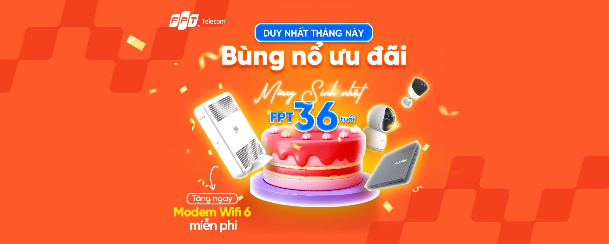 fpt internet khuyến mãi Banner